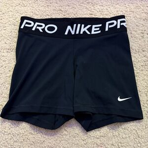 Nike Black Athletic Shorts with Compression Fit